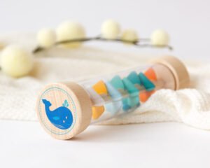 Lavinamasis medinis barškutis „Lietaus garsas“