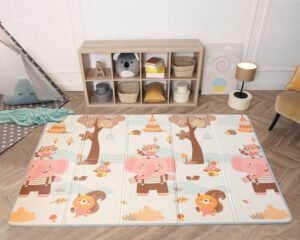 Edukacinis žaidimų kilimėlis kūdikiui 200 cm x 150 cm