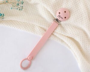 Silikoninis kūdikio čiulptuko laikiklis